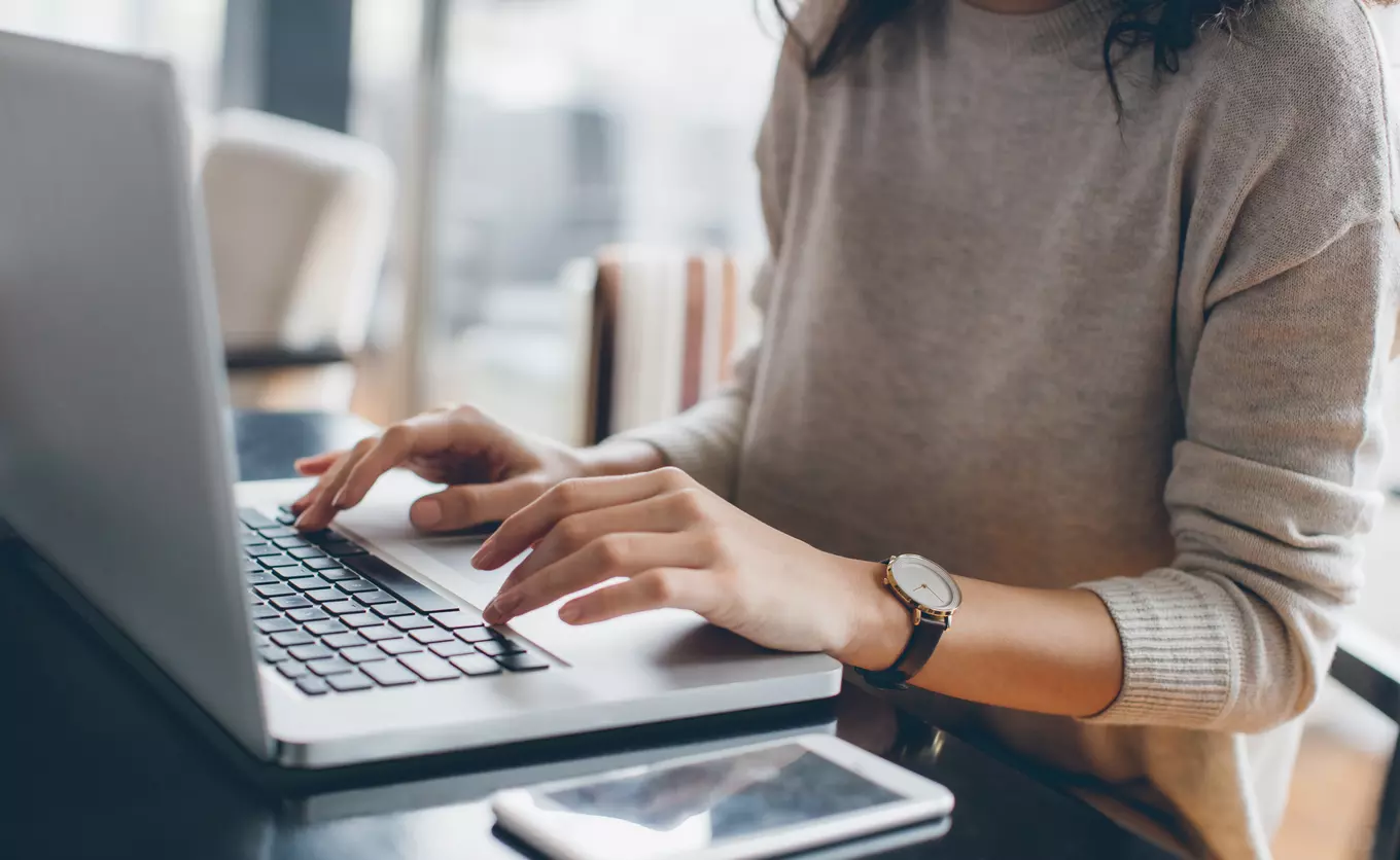 Women sitting at computer